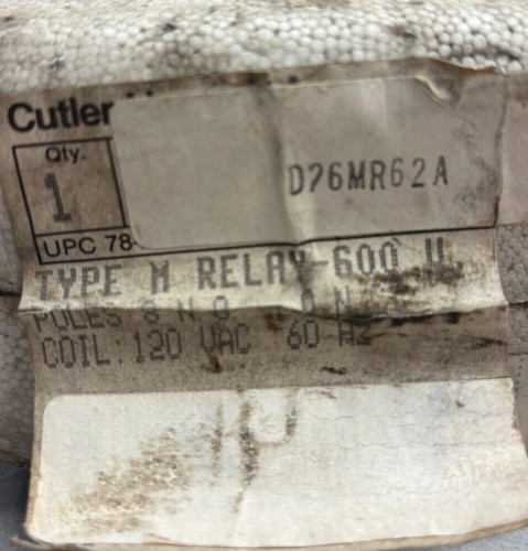 D26mr62a relay cutler hammer - d26mr62a:, relay,